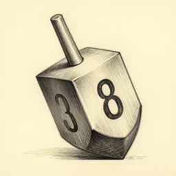 dreidel drawn by francis bacon
