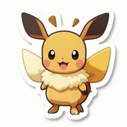 cute miss mascot butterfree pokemon sticker art, cronobreaker, beeple