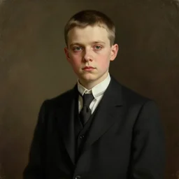 portrait painting of a 3 0 - year - old man with short hair, british, a journalist, wearing a black suit, looked gaunt, confident, elegant and handsome aunreal render cinematic lighting art 1 9 2 0 period drama by bussiere rutkowski andreas rocha