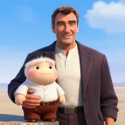 sean connery as a pixar disney character from up ( 2 0 0 9 ), unreal engine, octane render, 3 d render, photorealistic