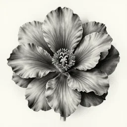highly detailed beautiful photography of flower, sharp focus, dramatic, dynamic lighting, elegant, harmony, beauty, masterpiece, by durero, by nicolas delort, moebius, by josan gonzalez, pencil draw