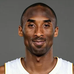 A digital portrait of kobe bryant in the style of Joel Santana
