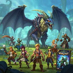 mount epic snapdragon kelpstalker screenshot world of warcraft mounts worldboss comics that looks like it is from borderlands and by feng zhu and loish and laurie greasley, victo ngai, andreas rocha, john harris, art gta 5 cover, official fanart behance hd artstation by jesper ejsing, by rhads, makoto shinkai and lois van baarle