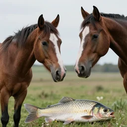 mix between horse and fish