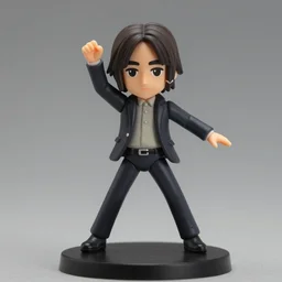 still high quality figurine of john lennon, personification, dynamic pose, detailed product photo, featured on amiami, tone mapped, beautiful composition, 8 5 mm, f. 1 4