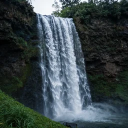 waterfall cliffs