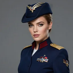 epic professional digital airbrush of gorgeous attractive female irish supermodel starship military officer, by leesha hannigan, iris van herpen, artstation, cgsociety, wlop, epic, much wow, much detail, gorgeous, detailed, masterpiece