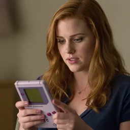 a still of Amy Adams playing with a Gameboy, in the movie Arrival, highly detailed and intricate, sharp image, cinematic lighting, 8k HDR