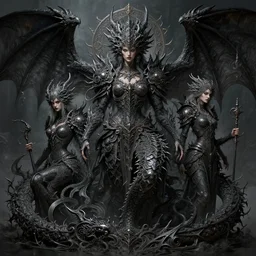 very complex hyper-maximalist overdetailed cinematic darkfantasy portrait of a beautiful dragon by andrei riabovitchev, tomasz alen kopera, oleksandra shchaslyva. Omnious intricate, octane, Deviantart, hyper detailed illustration, 8k