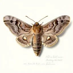 a victorian naturalist's illustration of mothman, labels and notes, high detail, ultrasharp detail