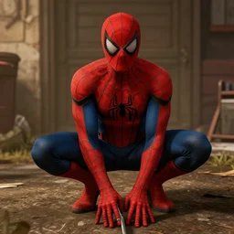 spiderman in red dead redemption 2