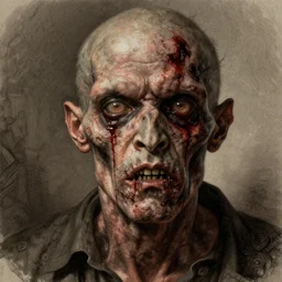 a joe rogan terrifying zombie,  accurate details, detailed face, blood seeping from eyes, fantasy, dramatic, intricate, elegant, highly detailed, digital painting, artstation, concept art, smooth, sharp focus, illustration, art by Gustave Dore, octane render