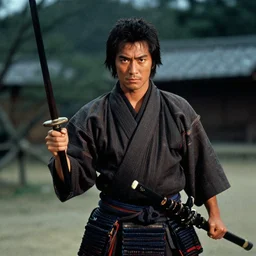 still of a samurai from a kenji fukasaku movie