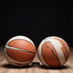 two basket balls
