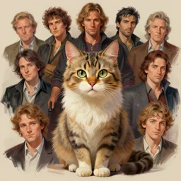 A digital painting of a cat , by Stanley Artgerm Lau, frank frazetta, Rossdraws, James Jean, gerald brom, Andrei Riabovitchev, Marc Simonetti, and Sakimichan, trending on artstation, SFW version