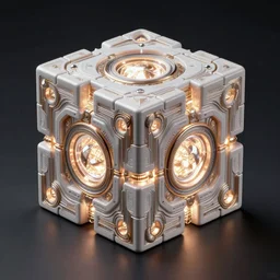 symmetry!! product render poster puzzle cube scifi, glowing lights!! intricate, elegant, highly detailed, digital painting, artstation, concept art, smooth, sharp focus, illustration, art by artgerm