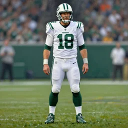 full body portrait, new york jets quarterback tom brady, full uniform, oil on canvas by william sydney mount, trending on artstation