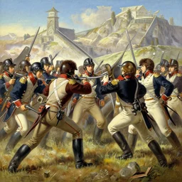 battle of balaclava in october 1 8 5 4, finely detailed perfect art, painted by greg rutkowski makoto shinkai takashi takeuchi studio ghibli