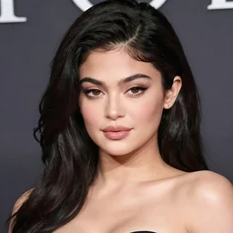 anime style kylie jenner hd portrait art 4 k detailed