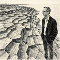 tessellated pavement drawn by peter thiel