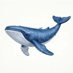 a blueprint of a robot whale