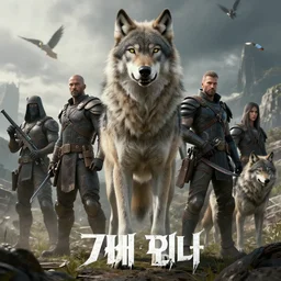 Jin roh the wolf brigade movie poster, unreal engine 5, hyperdetailed, photorealistic, trending on artstation