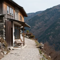 up in the mountain where the sidewalks end. the edge of humanity. storefronts