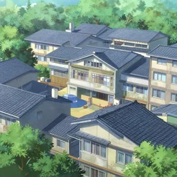 an anime movie background matte painting of the roof of a japanese high school, by makoto shinkai, trending on artstation, highly detailed
