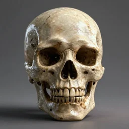 terminator skull, 3 d render, unreal engine