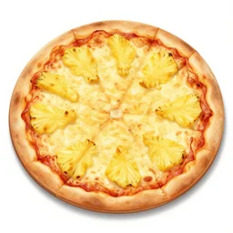 pizza with pineapple topping