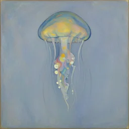 jellyfish by paul gauguin, serene, calm, minimalist!!