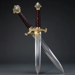 a dragon handle sword
