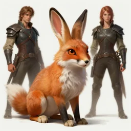 fox bunny hybrid, art by artgerm and greg rutkowski and magali villeneuve, d & d, fantasy, highly detailed, digital painting, trending on artstation, concept art, sharp focus, illustration
