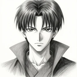 portrait Anime of a demon necromancer , short hair, made by Yusuke Murata, Tomohiro Shimoguchi, Takeshi Obata, Tite Kubo, ArtStation, CGSociety, direct gaze, beautiful face, sharp fine-face, pretty face, realistic shaded Perfect face, fine details,perfect composition body, symmetrical face,symmetrical eyes, pencil art on paper