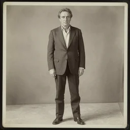richard garriott, portrait, full body, symmetrical features, silver iodide, 1 8 8 0 photograph, sepia tone, aged paper, sergio leone, master prime lenses, cinematic