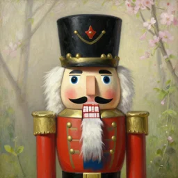 detailed portrait of nutcracker soldier, spring light, painting by gaston bussiere, craig mullins, j. c. leyendecker