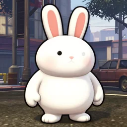 big chungus rabbit in gta san andreas
