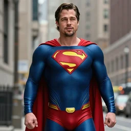 brad pitt as superman