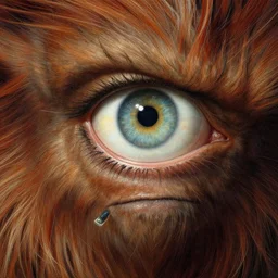 one-eyed single-eyed Cyclops Polyphemus concept art with one huge eye. Extremely high detail, details, realistic, solo, masterpiece, colorful, art by Arthur Rackham, Muzinabu, Zdzisław Beksiński, Johann Tischbein, Eugene de Blaas, Frederic Leighton, Rembrandt