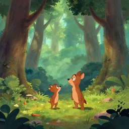 forest in bambi by disney