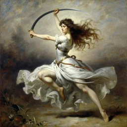 irelia, the blade dancer, highly detailed painting by gaston bussiere, craig mullins, j. c. leyendecker 8 k