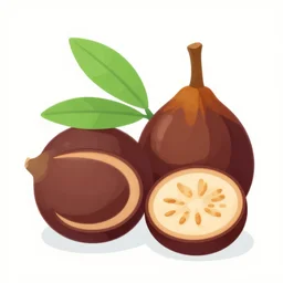 monkfruit clipart vector design illustration