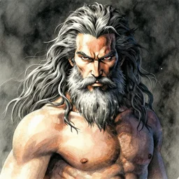 portrait, Poseidon, watercolor, dramatic lighting, cinematic, establishing shot, extremly high detail, foto realistic, cinematic lighting, pen and ink, intricate line drawings, by Yoshitaka Amano, Ruan Jia, Kentaro Miura, Artgerm, post processed, concept art, artstation, matte painting, style by eddie mendoza, raphael lacoste, alex ross