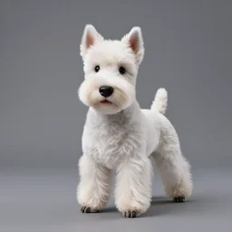 an elegant anthropomorphic anthropomorphic westie ballerina, smooth, 4 k