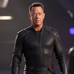 a still of tom hanks in the avengers movie, 4 k, studio lighting, marvel cinematic, bokeh