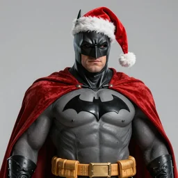 Santa Claus is Batman, hyperdetailed, artstation, cgsociety, 8k