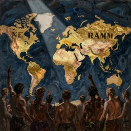 a painting that represent the end of the racism in the world, hyper detailed, elegant, intrigate,