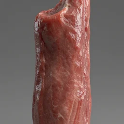 pillar of flesh, glossy, realistic, detailed