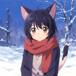 album cover art for winter neko by akihiko yoshida