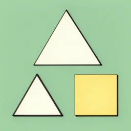 triangles and squares from flatland